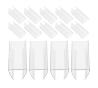 PUXZYAX Porte-étiquettes de Prix faciles à Utiliser, en PVC Transparent, Robuste et Flexible. Quantité suffisante pour l'aménagement de magasins. Faciles