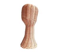 PUXZYAX Présentoir de perruques de support de tête de mannequin en rotin élégant pour à domicile le magasin qui est durable. Le modèle d'affichage de