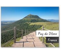 Puy De Dôme Auvergne France Design 1 Aimant de Réfrigérateur