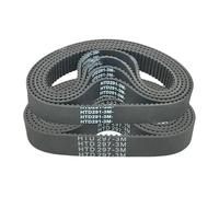 PUYEN Courroie synchrone en caoutchouc HTD3M300 /303/306/309/312/315/318/321/324 327 330-3M de transmission(6mm,321-3M)