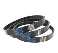 PUYEN Courroie trapézoïdale en caoutchouc PL PL438 PL540 PL550 PL560 PL570 PL580 PL590 PL600 PL610 PL620 d'entraînement à gorges multiples(PL550,5ribs)