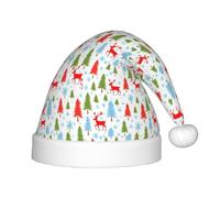 PUYhgb Chapeau de Noël unisexe imprimé vacances de Noël, chapeau de vacances de Noël, chapeau de Noël bon pour Noël, cosplay