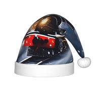PUYhgb Hiver Noël Neige Nuit Chemin de Fer Train Imprimé Unisexe Chapeau de Noël, Chapeau de Vacances de Noël, Chapeau de Noël Bon pour Noël, Cosplay