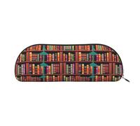 PUYhgb Pochette en demi-cercle imprimée pour bibliothèque, sac de rangement à fermeture éclair, organiseur portable pour crayons, cosmétiques pour le travail, doré, taille unique, valise