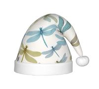 PUYhgb Simple Dragonfly Imprimé Unisexe Chapeau de Noël, Chapeau de Vacances de Noël, Chapeau de Noël Bon pour Noël, Cosplay