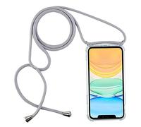 PuYu Zhe Coque pour Samsung Galaxy S20 FE(4G/5G)/S20 Lite avec Cordon de Collier, Coque Transparente Silicone TPU Bumper Etui Housse avec Cordon Réglable Cover Téléphone Lanière-Noir Blanc Bleu
