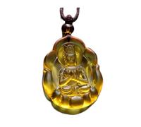PUYUNA 1 pendentif Bouddha Médecine/Amitābha/Tathagata/Avalokitesvara aux mille bras/Bodhisattva, collier amulette en verre béni(#8)
