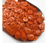 PUYUNA Boutons, Boutons 50 pièces 11,5 mm Couleurs Bouton de Pain à Double œil Rond Boutons de Couture en résine Bricolage Scrapbooking Boutons de Couture Multicolores (02)(13)