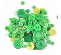 PUYUNA Boutons, Boutons 50 pièces Mixtes Boutons de Couture en Plastique Teints à Dos Plat for Enfants Scrapbooking Bricolage Artisanat Ornement Boutons de Couture (7)(19)