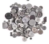 PUYUNA Boutons, Boutons 50 pièces Mixtes Boutons de Couture en Plastique Teints à Dos Plat for Enfants Scrapbooking Bricolage Artisanat Ornement Boutons de Couture (7)(1)