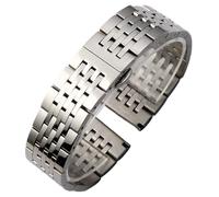 PUYUNA Bracelet de montre de rechange en métal, 18 mm, 20 mm, 22 mm, en acier inoxydable, démontage rapide, universel(Silver,12mm)