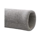 PUYUNA Knit Rib Elastane Ribbing Strip, 40X7cm Cotton Elastic Knitted Wide Fabric(Pink)(MediumGrey)