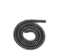 PUYUNA Perles rondes en hématite noire naturelle for la création de bijoux (bracelets, colliers, accessoires) - 2-8 mm H8505-6(H8495 6)