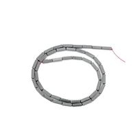 PUYUNA Perles rondes en hématite noire naturelle for la création de bijoux (bracelets, colliers, accessoires) - 2-8 mm H8505-6(H8478 3)