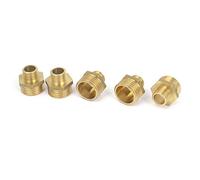 PUYUNA Raccord de Tuyau en Laiton, 5 pièces, Filetage mâle 1/2 à 1/4, raccord Hexagonal for, Adaptateur Rapide (5b8604be379b6a029a5af86260e32823)