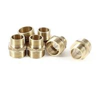 PUYUNA Raccord de Tuyau en Laiton, 6 pièces, Filetage mâle 16 mm x 20, raccord réducteur for, Ton Or (45a8fbc43f56e718739a087737609d2f)