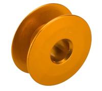 PUYUNA Sewing Machine Bobbins, Industrial Aluminium Pack of 20 Multicolor 25x9mm(Gold)(Gold)