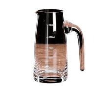 PUYUNA Verres à vin étrangers créatifs simples et exquis en verre épais de style européen - 9e tasse 255 ml(Seven character Pot of Wine Separator 150ml)