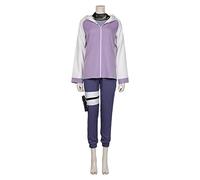 PUYYDS Anime Hyuga Hinata Cosplay Costume Veste Pantalon Tenue Halloween Costume, L