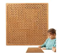 PUZILI EN BOIS ADULTE - Bloc en bois durable, jouet coloré | Jeu de puzzle de pensée interactif, exercice cérébral artistique, pièce de jeu pour le libre innovant, Stimulan