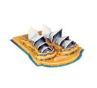 Puzle 3d de l'opéra de sydney. Il contient 34 pièces.