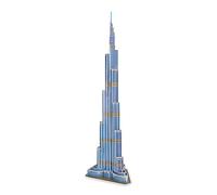 Puzle 3d du burj khalifa à dubaï. Comprend 71 pièces.