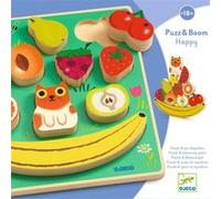 Puzz and Boom Happy puzzle d encastrement Bleu G
