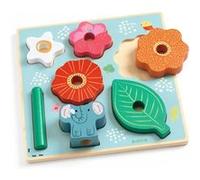 Puzz and Stack Happy - puzzle en bois Vert G