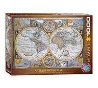 Puzzle 1.000 Pièces Mappemonde Ancienne 2 02006 Eurographics