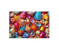 Puzzle 1 000 pièces pour Adultes - Puzzle coloré pour décoration intérieure, cadeauCollection de Coquillages colorésJouets pour Adultes - Décoration familiale - Puzzle pour Enfants 57x87cm