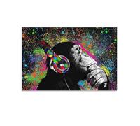 Puzzle 1 000 pièces pour Adultes - Puzzle coloré pour décoration intérieure, Jeux et activités en Famille, cadeauDJ Colorful MonkeyPuzzles pour Adultes 1500 pièces, 57x87cm