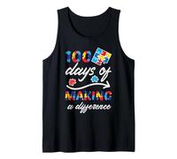 Puzzle « 100 Days Making Difference Autism » pour Enseignant du 100e Jour Débardeur