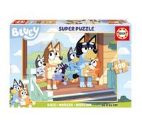 Educa - Puzzle en Bois des Enfants avec 100 pièces | Bluey | Mesure approximative Une Fois monté 36 x 26 cm. Reconnu à partir de 6 Ans (19967)