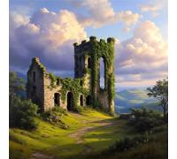 Puzzle 100 Pièces Adultes Architecture végétale, Puzzle Adulte 100 Pieces, Relax Puzzles Jeux, Bricolage Puzzles Classiques pour Décoration Maison Cadeaux 35x35cm/14x14inch