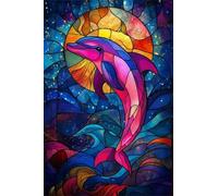 Puzzle 100 Pièces Adultes Dauphin Puzzle Difficile et Stimulant Jeux éducatif Puzzles Classiques Puzzles 100 Pièces Adultes Cadeau Stimulant 40 x 28 cm