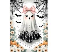 Puzzle 100 Pieces Adultes Fleur Fantôme Mignonne 40x28 cm, Examinez Les pièces, Découvrez Les Indices et Résolvez l'enquête, Puzzle Adulte 100 Pièces