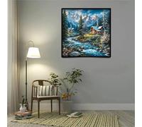 Puzzle 100 Pièces Adultes Rivière Jungle Montagne, Développe Observation, Logique et Concentration, Puzzle Adulte 100 Pieces 35x35 cm