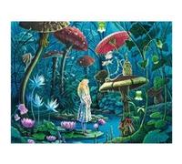 Puzzle en bois Fait Main 100 pièces : Alice au Pays des Merveilles aille Unique Coloris Unique