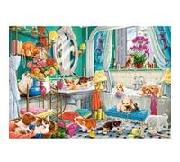Puzzle 100 pièces : Bain pour animaux de compagnie Castorland G