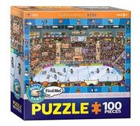 Puzzle 100 pièces : Cherche et trouve : Hockey sur glace G