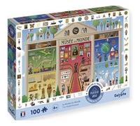 Sentosphère – Puzzle 100 pièces Le Musée du Monde – Cherche et Trouve – Coffret créatif dès 6 ans