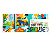 Puzzle 100 pièces Djeco Jungle Multicolore G