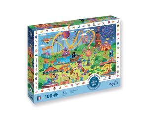 Puzzle 100 Pièces Fête Foraine - Cherche et Trouve Amusant pour Enfants