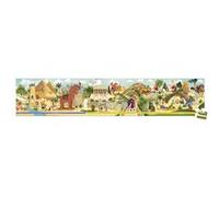 Janod - Puzzle 100 Pièces - Thème Antiquité et Mythologie - Puzzle Enfant Panoramique - Développe Patience et Concentration - Fabriqué en France - Puzzle Enfant dès 6 Ans, J02553