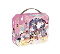 Janod Puzzle éducatif Les Danseuses – 100 pièces + Poster – Fabriqué en France – Carton FSC