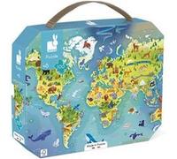 Puzzle 100 pièces Janod Monde G