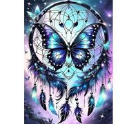 Puzzle 100 Pièces Jeux éducatif Défi Jouets Attrape-rêves Papillon à Plumes Puzzles Classiques Puzzle DIY Cadeaux de l'art de la Décoration Moderne