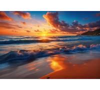 Puzzle 100 Pièces Jeux éducatif Défi Jouets Coucher de Soleil sur la mer Puzzles Classiques Puzzle DIY Cadeaux de l'art de la Décoration Moderne