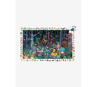 Puzzle 100 pièces La forêt enchantée multicolore TU