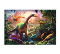 Puzzle 100 Pièces : Le Monde de Dinosaures, Trefl G